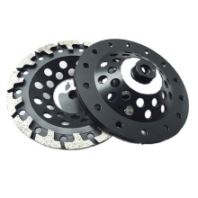 China Manufacture Diamond 180mm T-shaped Grinding Cup Wheel for Concrete Floor